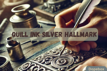 quill ink silver hallmark